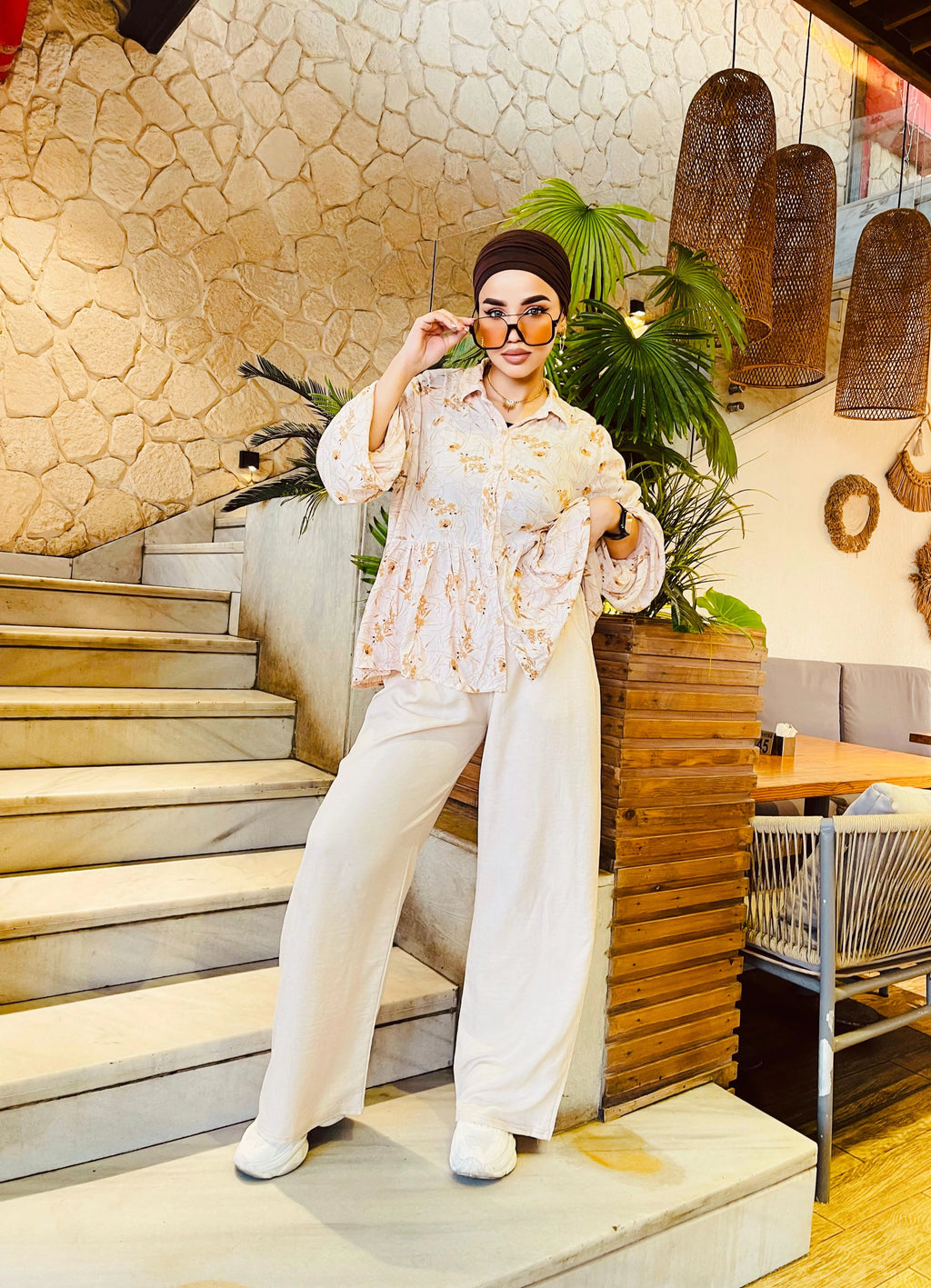 Beige blouse