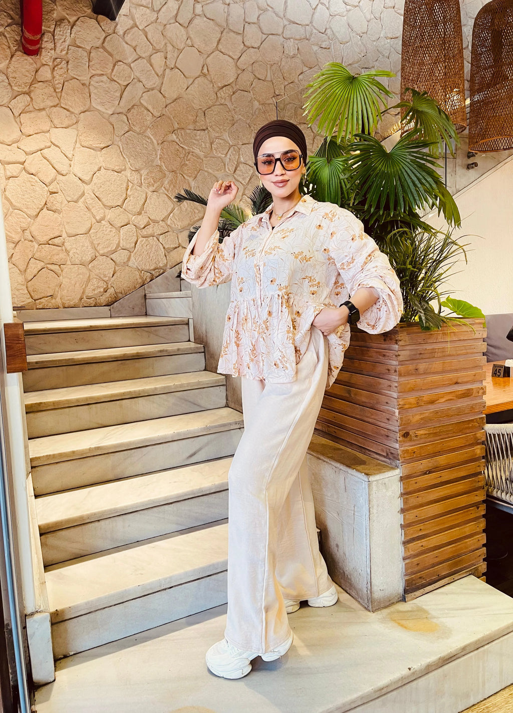 Beige blouse