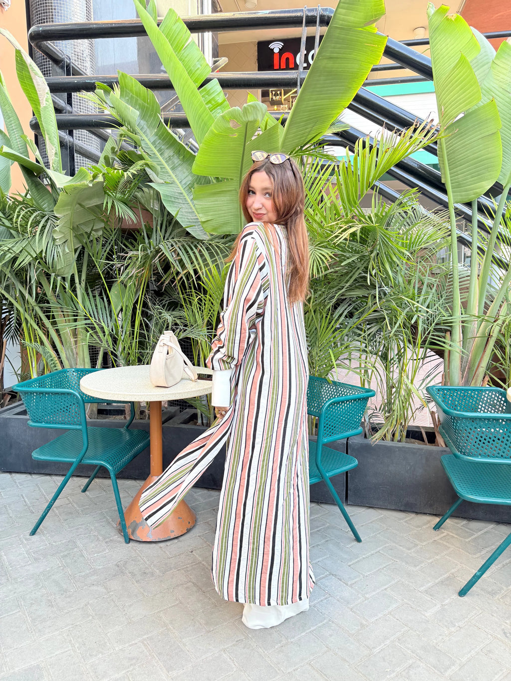 Oasis Striped Cardigan