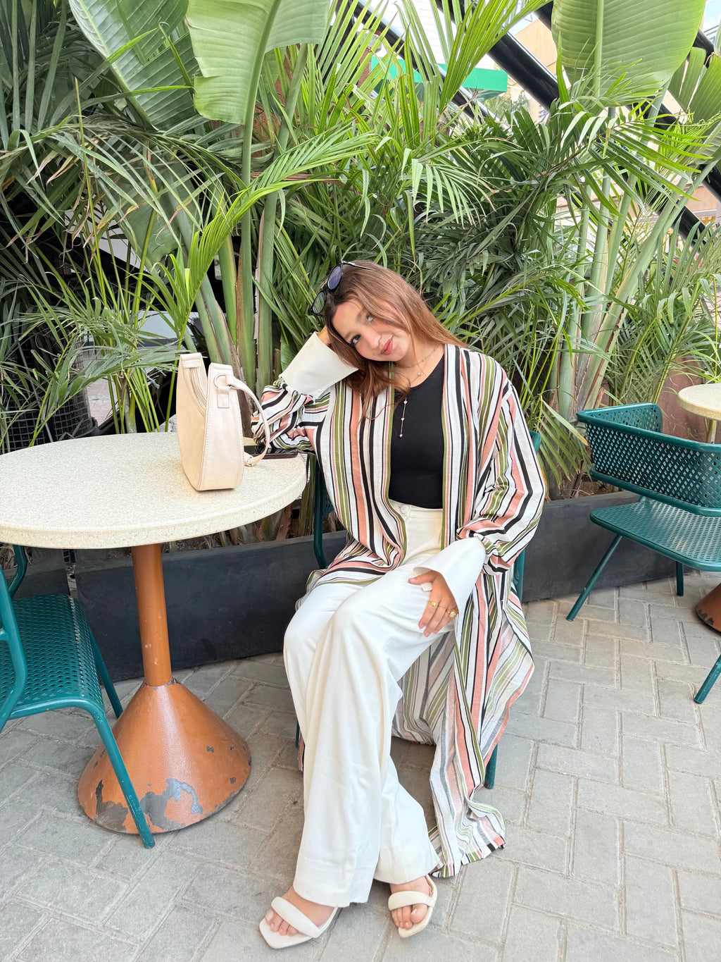 Oasis Striped Cardigan