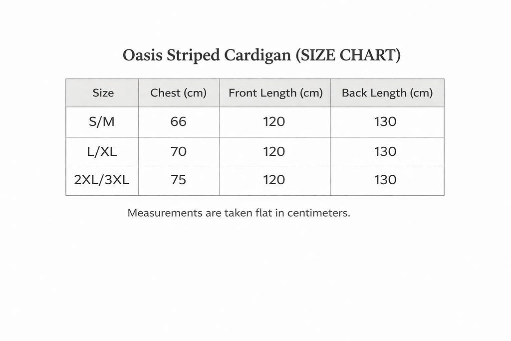 Oasis Striped Cardigan