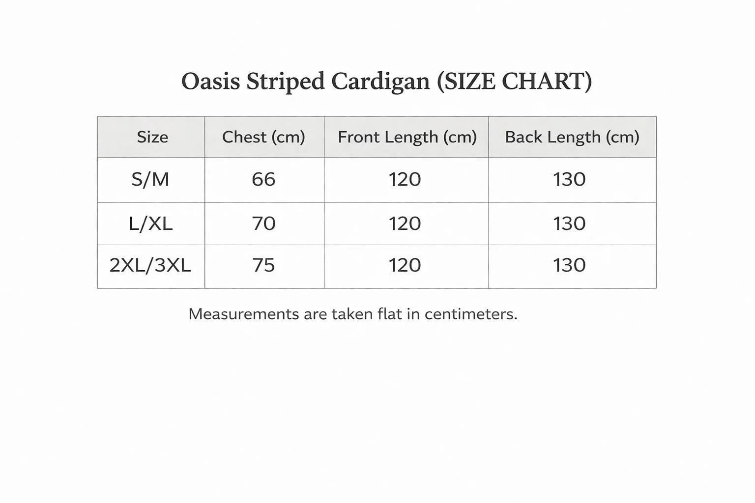 Oasis Striped Cardigan